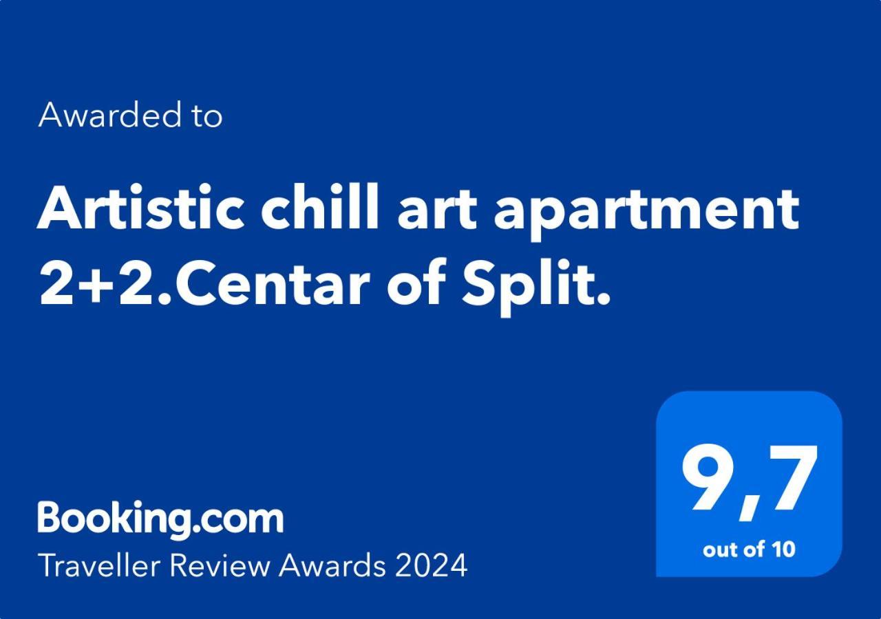 Artistic Chill Art Apartment 2+2.Centar Of Split. Buitenkant foto